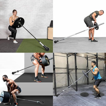 Landmine Attachment for Barbell 2 inch Olympic Bars Natural Rubber T Bar Row Attachment for Press, Row, Rotate, Split Squat Safety Sturdy and Easy to Use with 360° Rotation for Gym Home