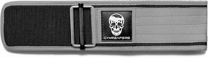 Gymreapers Quick Locking Weight Lifting Belt for Men Gym Belt for Powerlifting Deadlift Belt with 4 Inch Neoprene Metal Buckle Back Support Weightlifting Belt Women