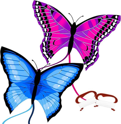 TOY Life Kites for Kids Ages 4-8 8-12, Large Butterfly Kites for Adults and Toddlers Age 3-5, Outdoor Toy Games Beach Kite Easy to Fly for Girls Boys