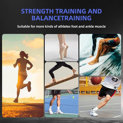 Juoe Ankle Foot Strengthener Trainer for Sprained Ankle,Balance Board,Stability Exercises,Physical Therapy,Plantar Fasciitis Relief,Posture Corrector,Balance Training,Anti Slip Wobble Board