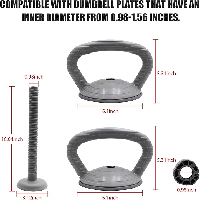 PHOEROS Adjustable Dumbbell Set - 44/66/88 LBS weights set, Dumbbell Barbell 3 in 1, Steel Dumbbells Pair with Connecting Rod for Adults Women Men Fitness Workout, Home Gym Exercise Training Equipment