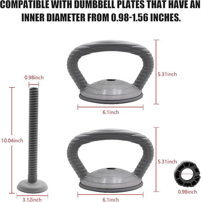 PHOEROS Adjustable Dumbbell Set - 44/66/88 LBS weights set, Dumbbell Barbell 3 in 1, Steel Dumbbells Pair with Connecting Rod for Adults Women Men Fitness Workout, Home Gym Exercise Training Equipment