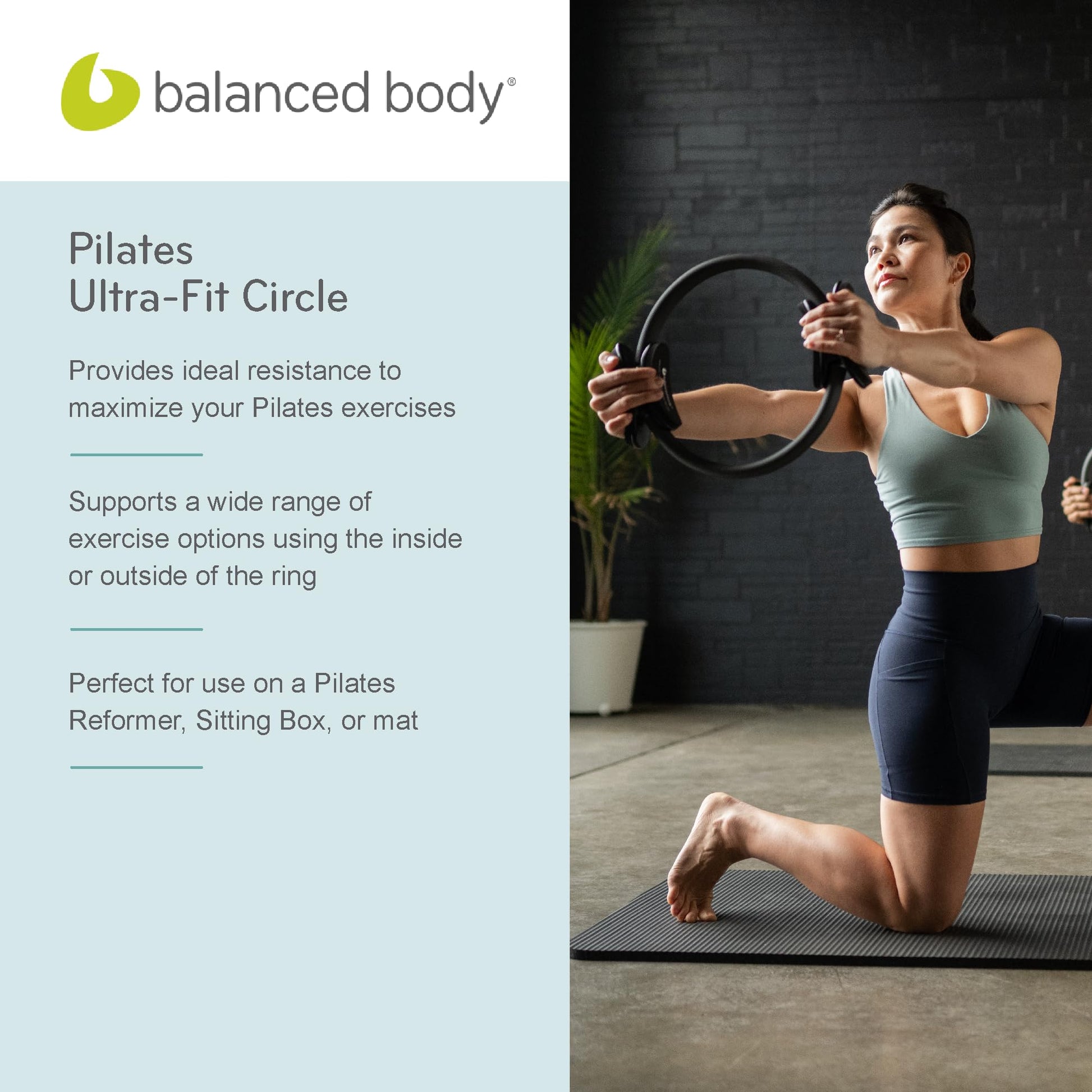Pilates Ring, Ultra-Fit Circle, Balanced Body Fitness Ring, Magic Circle