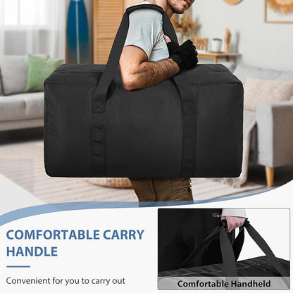 Large Travel Duffle Bag, 80L Gear Bag for Men and Women, Storage Bag Ideal for Overnight Camping and Weekend Getaways