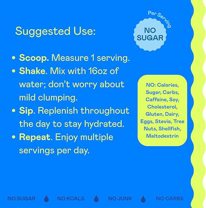 Hi-Lyte Daily Essentials Electrolytes Powder Mix Unflavored, 90 Servings