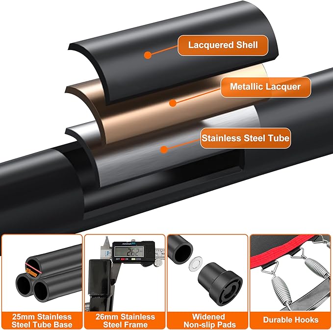 450 LBS Foldable Mini Trampoline for Adults & Kids 40" Rebounder Trampoline with Adjustable Foam Bar for Indoor Workout Fitness