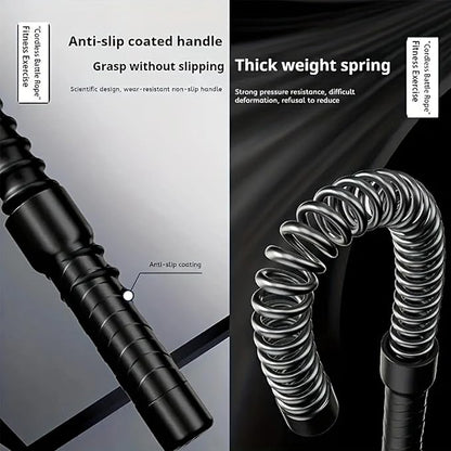 2pcs Ropeless Battle Ropes for Home Gym, Lightweight Battle Rope for Fitness Beginners, Durable Exercise Ropes for Home Workout