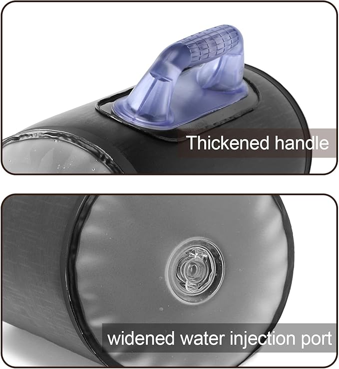 Water Dumbbells, Water Filled Training Dumbbells, Travel Weights Set, Adjustable Weights to 4-30 Lbs/Pair, Portable Gym for Strength Training, Fitness and Shaping