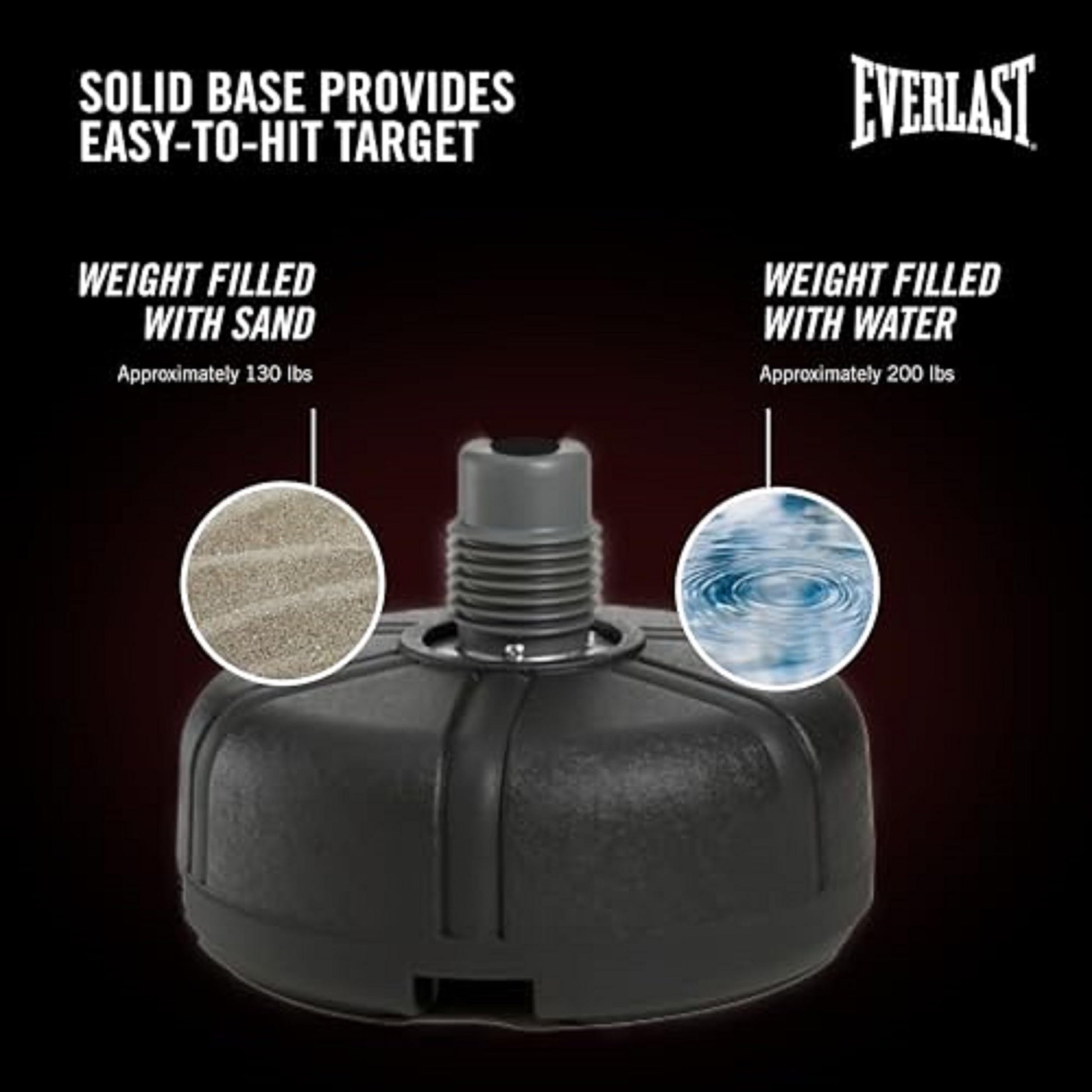 Everlast Freestanding Adjustable Punching Bag Adults | Heavy Boxing | MMA