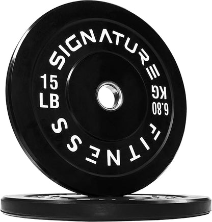 Olympic Bumper Plates Set, 2" Weight Plates for Strength Training & Weightlifting, Paris or Set or Set with Barbell, Multiple Options