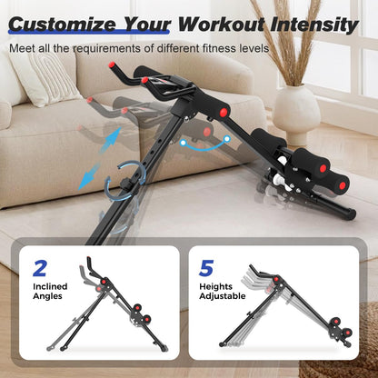 RELIFE REBUILD YOUR LIFE AB Workout Machine Adjustable Ab Trainer Machine