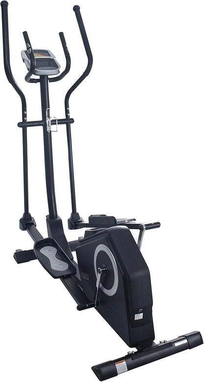 Sunny Health & Fitness Smart 2-in-1 Upright Elliptical Full-Body Exerciser, Home Cross-Training Arm/Leg Cardio Workout Machine, Optional Free SunnyFit App Bluetooth Link or Electro-Magnetic Resistance