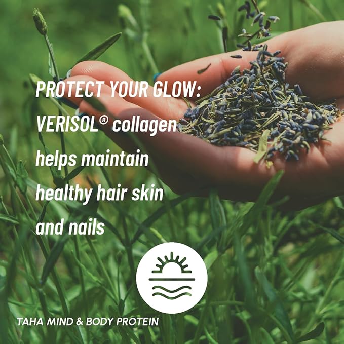 Taha Health & Nutrition Mind + Body Protein Blend ??Natural, Unflavored | 25g Protein from Whey & Collagen + 400mg Milk Phospholipids | Grass-Fed, Free-Range New Zealand Dairy | 2LB