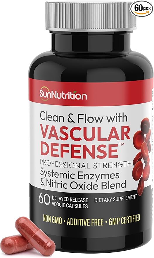 Nattokinase Supplement Nitric Oxide Capsules Beet Root Extract High Potency Lumbrokinase &