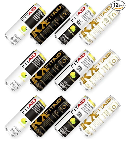 FITAID Post-Workout Recovery Drink Variety Sampler Pack, No Artificial Flavors or Sweeteners, 100%