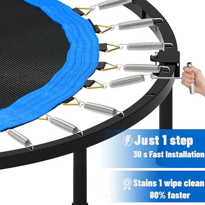 Trampoline Springs Heavy Duty Stainless Steel Replacement,16-Pack with T-Hook and Pulling Tool,5.5-7 Inch