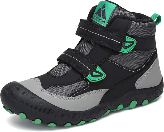 Mishansha Kids Hiking Boots Toddler Girls Boys Hiking Shoes Water-Resistant Anti-Collision Non-Slip