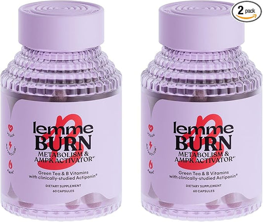 Lemme Burn Belly Fat Capsules, Clinically Studied AMPK Metabolic Activator Actiponin Jiaogulan, 50%