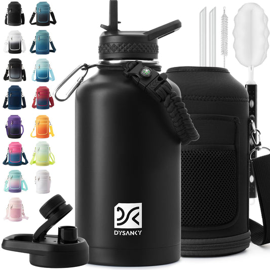 DYSANKY Insulated Water Bottle | Thickened Stainless Steel Vacuum Metal | Portable Sports Half
