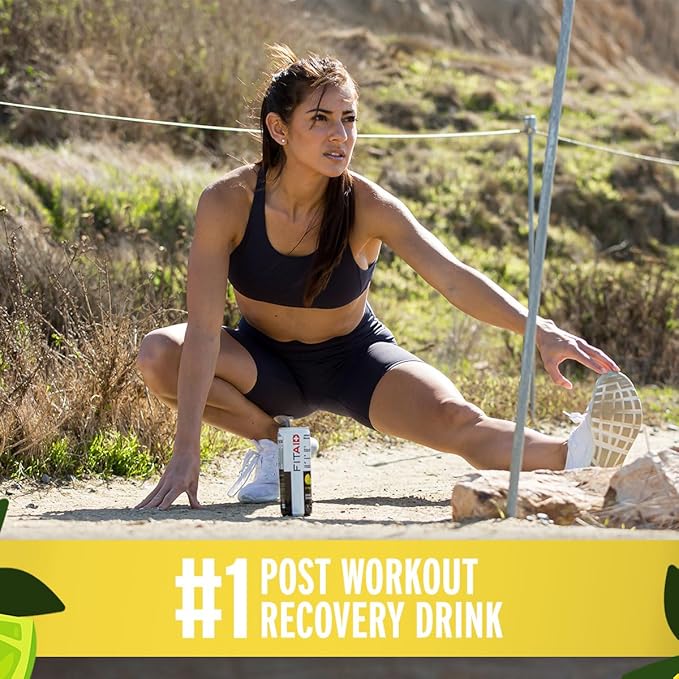 FITAID ZERO, Keto-Friendly, Number 1 Post-Workout Recovery Drink, Contains Zero Sugar, BCAAs, Glucosamine, 5 Calories, 12 Fl Oz (Pack of 12)