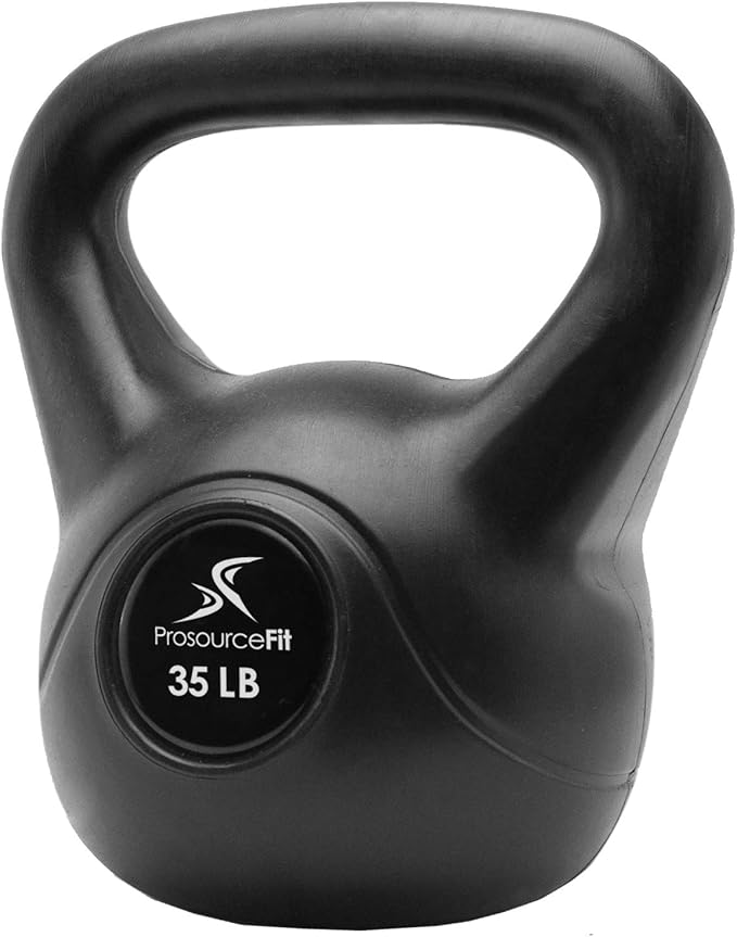 ProsourceFit Vinyl Plastic Kettlebell from 10, 15, 20, 25, 30 and 35 lbs