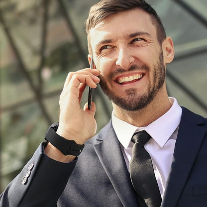 Amzpas Silicone Band for Coros PACE 2/ APEX 42mm/ APEX 2, 20mm Quick-Release Replacement Wristband Sport Strap for Men Women