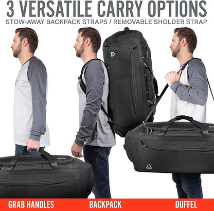 Wildhorn Big Mesa 90L MTB Gear Bag - Lightweight & Waterproof Duffel, Mountain Bike Duffle Bag, Ideal for Gym, Travel, Biking, Motorcycle, and Sports