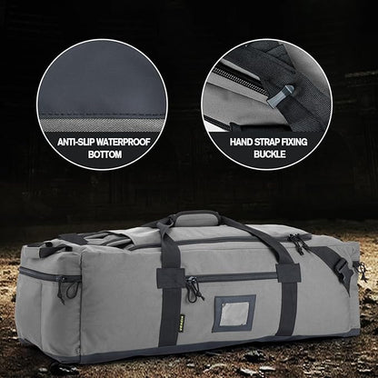 86l Large Duffel Bag For Travel, Gym & Sports - Water Repellent Polyester, Hidden Straps, Shoe Compartment - Perfect Luggage Duffle Bag Or Backpack For Men & Women