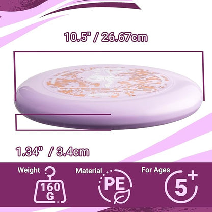 Wham-O Frisbee Ultimate Training Disc, Sports Flying Disc 160g, 10.5 Inch Durable and Flexible Compedition Disc for Outdoor Beach Backyard Family Fun