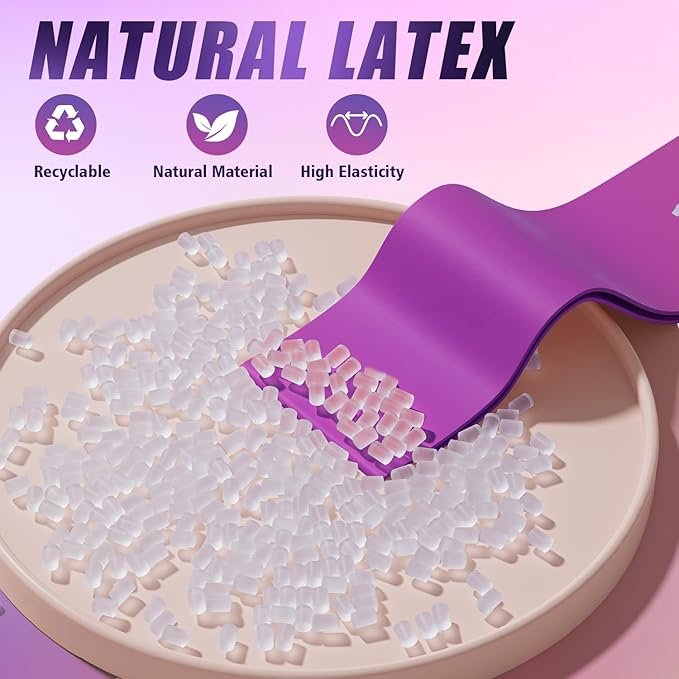 WHATAFIT Resistance Bands, Exercise Bands，Resistance Bands for Working Out, Work Out Bands with Handles for Men and Women Fitness, Strength Training Home Gym Equipment