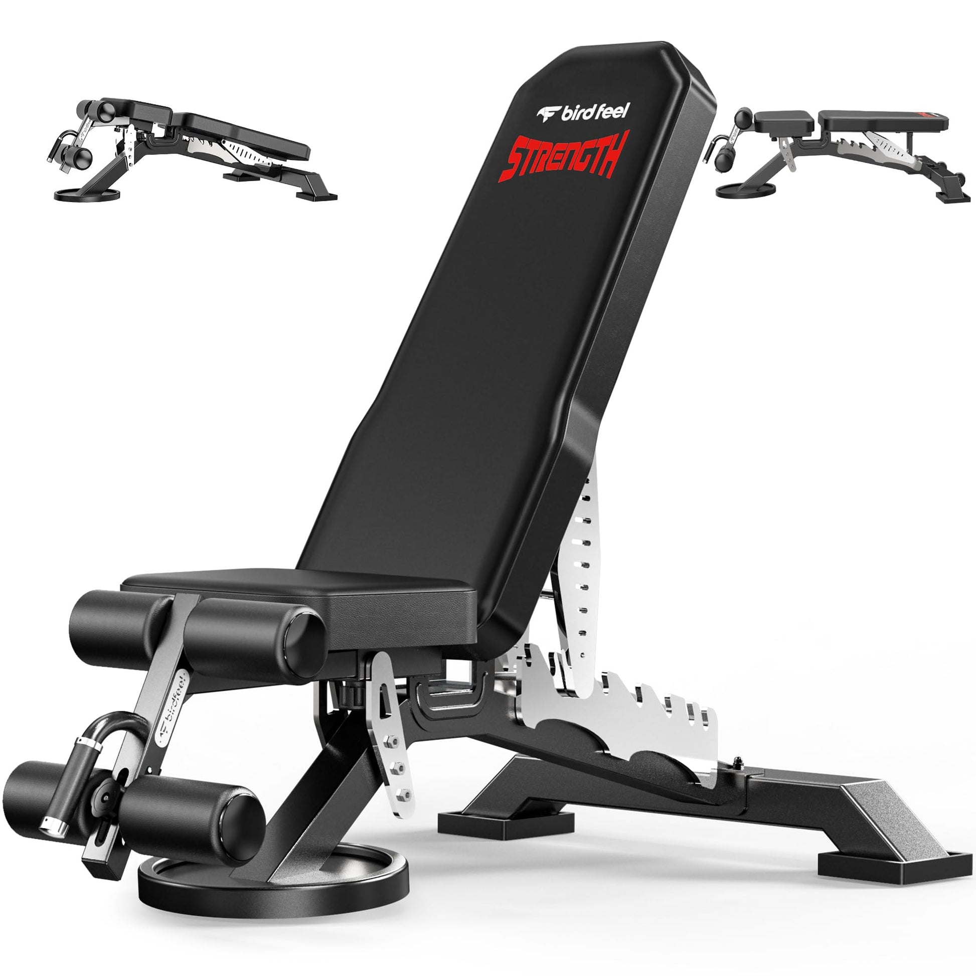 Adjustable Weight Bench, 1800LBS Heavy Duty Workout Bench for Home Gym