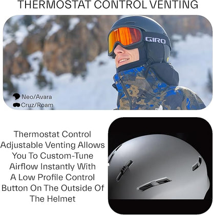 Giro Neo Ski Helmet - Snowboard Helmet for Men, Women & Youth
