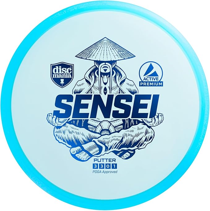 Discmania Disc Golf Starter Kit (4 Pack) | Active Premium Beginner Disc Golf Set | Sensei, Maestro, Rockstar & Mentor | Premium Plastic, Easy to Throw | Ideal Gift for New Players (Colors May Vary)