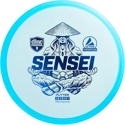 Discmania Disc Golf Starter Kit (4 Pack) | Active Premium Beginner Disc Golf Set | Sensei, Maestro, Rockstar & Mentor | Premium Plastic, Easy to Throw | Ideal Gift for New Players (Colors May Vary)