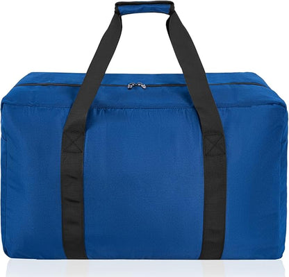 Travel Duffle Bag, 70L Gear Bag for Men and Women, Storage Bag Ideal for Overnight Camping and Weekend Getaways, Dark Blue