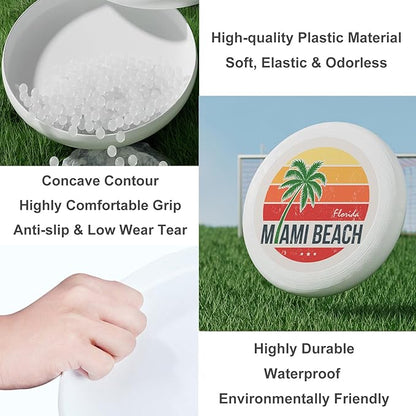 Rainbow Flower Outdoor Flying Disc Abstract Colorful Floral Ultimate Disc 175g for Boys Girls Men Women Birthday Christmas