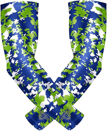 Bucwild Sports Baseball Arm Sleeve - Youth & Adult 1 Pair - Football Basketball Cycling Tennis