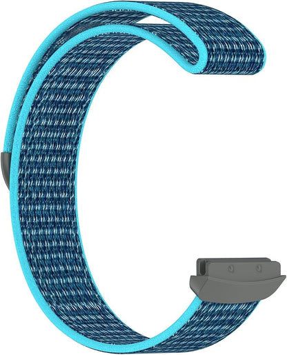 Compatible with Fitbit Ace LTE, Quick Release Nylon HOOK LOOP Replacement Sport Strap Accessory Fit for Fitbit Ace LTE Band, Blue