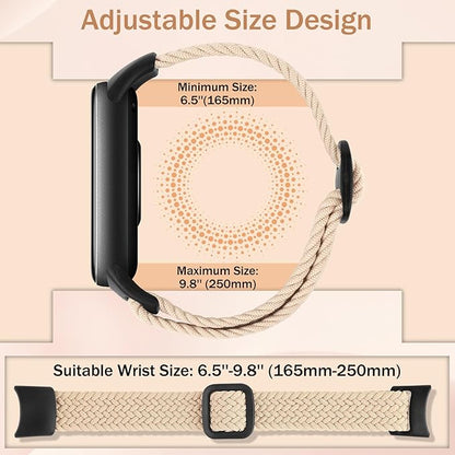 Braided Bands Compatible with Xiaomi Smart Band 10 9 8 Straps for Women Men