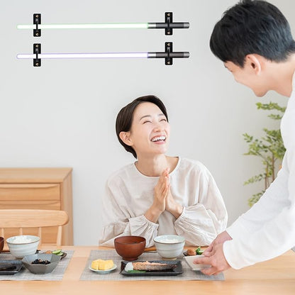 uxcell Sword Wall Mount Holder, 1 Set Acrylic Light Saber Display Hanger Wall-Mounted Sword Stand Display for Light Saber Sword Wall Bracket, Black