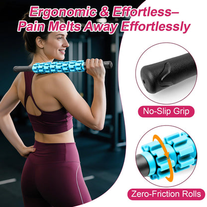 ZanLLW Massage Roller, Muscle Roller Stick, Therapy Roller Stick for Legs, Calf, Thigh, Lipo Roller