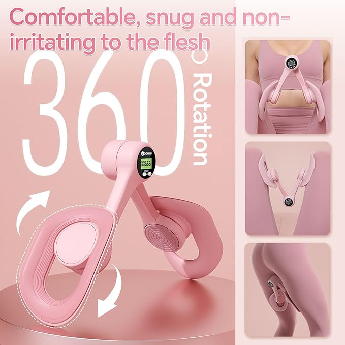 Pakalife Pilates Reformer,at Home Workout &Fitness Equipment,Thigh Exerciser&Booty Trainer for Women,Leg Press Machine for Inner Thigh,Pelvic Floor Exercise Devices