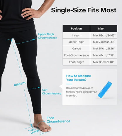 ALLJOY Pro-Grade Leg Massager Recovery Boots, Leg Compression Massager for Circulation and Pain Relief, Sequential Compression Boots for Fast Recovery, Gifts for Men Women