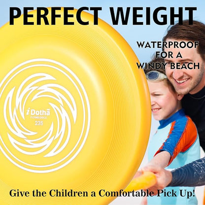 Sports Flying Disc - Compeition Flying Discs for Beach, Backyard, Lawn, Park, Camping and More - Great for All Ages Outdoor Flying Disc Training