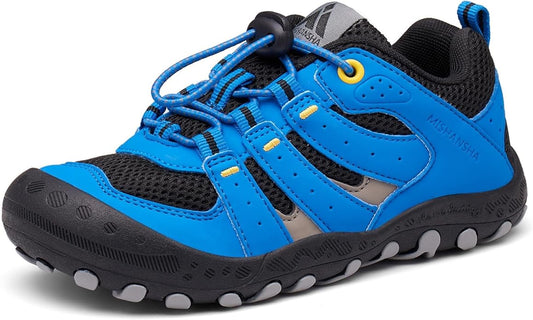 Mishansha Kids Hiking Boots Toddler Girls Boys Hiking Shoes Water-Resistant Anti-Collision Non-Slip