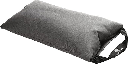 Hugger Mugger 10lb Yoga Sandbag - Adds Weight to Your Poses, Zipper Cover, Sturdy Handle, Silica Sand Filling, Durable Material