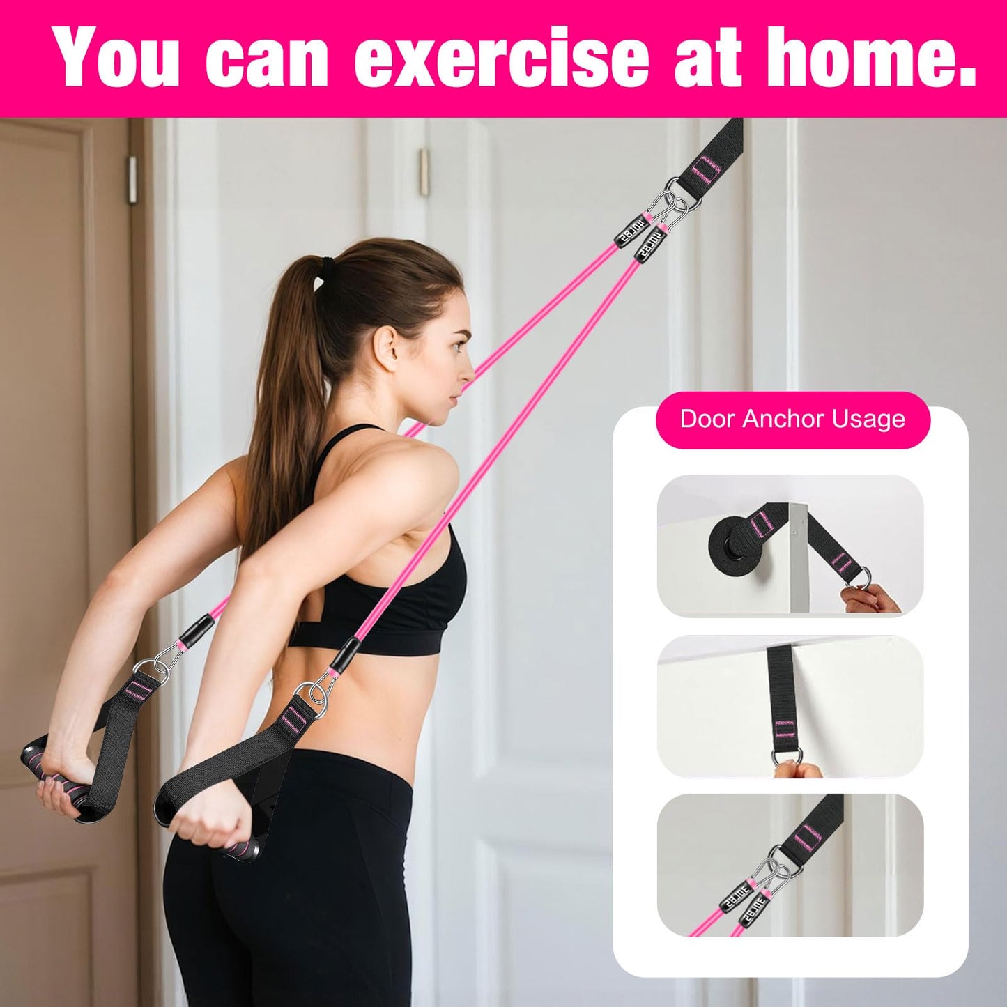 Bbtops Pilates Bar Kit with Resistance Bands,Full Body Workout Equipment
