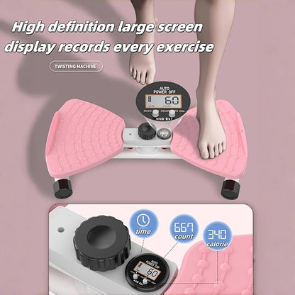 Waist Twisting Machine, Ab Twister Board with 330 lbs Capacity, Waist Twister for Women Belly Fat, Home Gym Exercise Equipment for Slim Waist and Core Ab Exercise