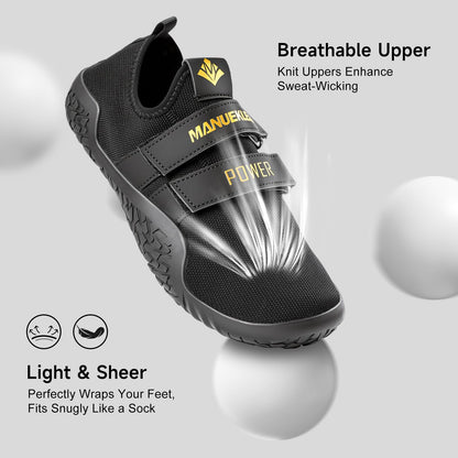 MANUEKLEAR Deadlift Shoes - Weight Lifting Shoes for Men Women - Weightlifting Squat Shoes Fitness