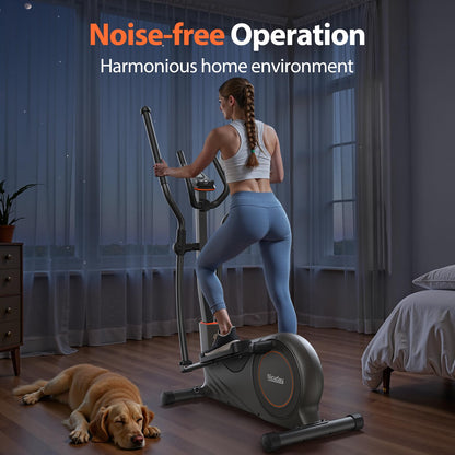 Niceday Elliptical Exercise Machine, Elliptcal Machine for Home, 15.5IN Stride Elliptical Machine